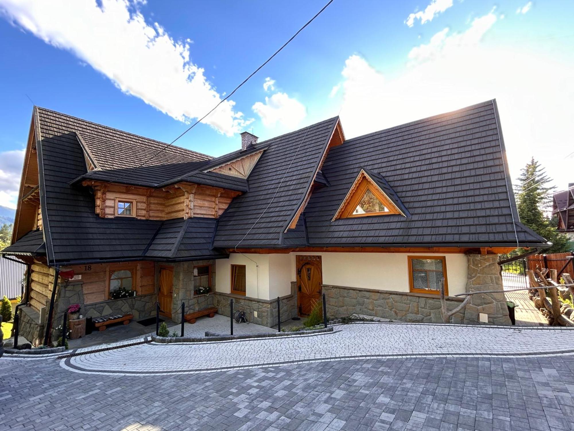 Apartamenty Willa Olsza Wood House & Mountain View & Sauna 자코파네 외부 사진